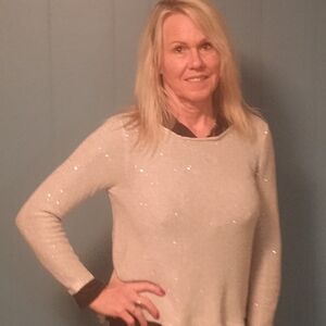 Sparkling Silver Sweater